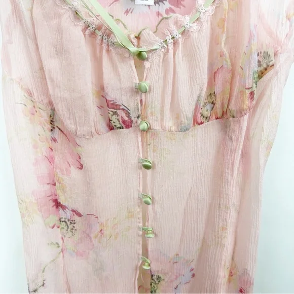 Vintage 00s Victoria’s Secret Silk Slip Dress Fairy - Picture 11 of 12